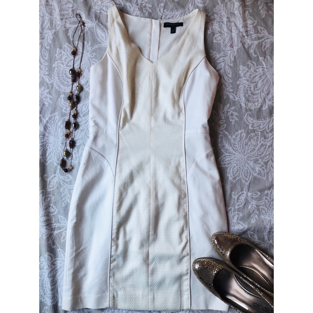 Banana Republic sheath dress-winter white